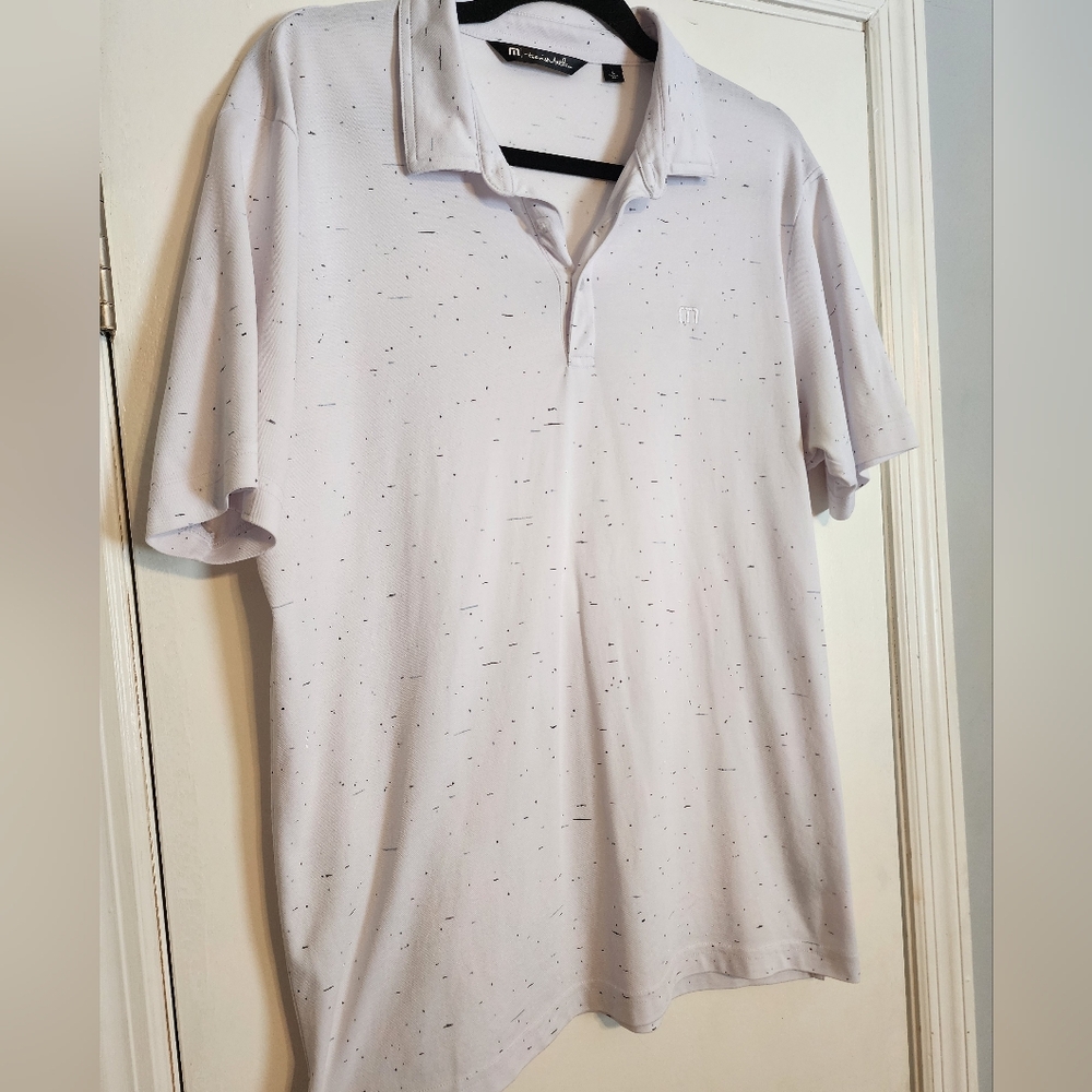Travis Mathew men's performance golf polo shirt Size Large